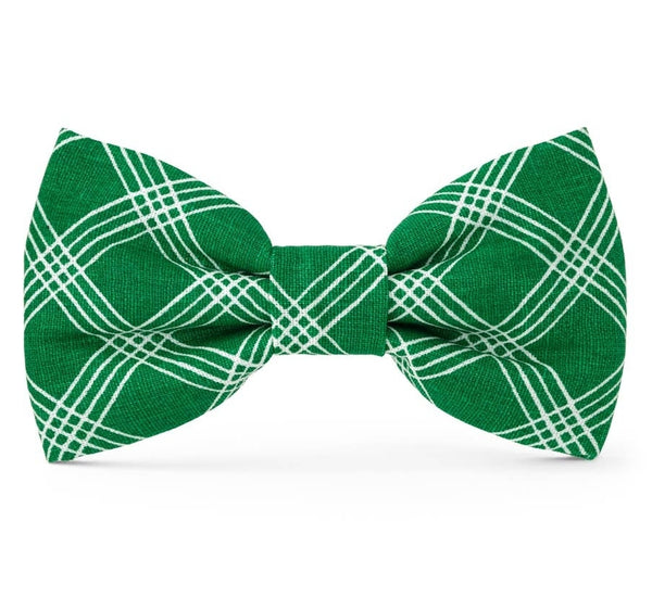 EMERALD PLAID  BOW TIE