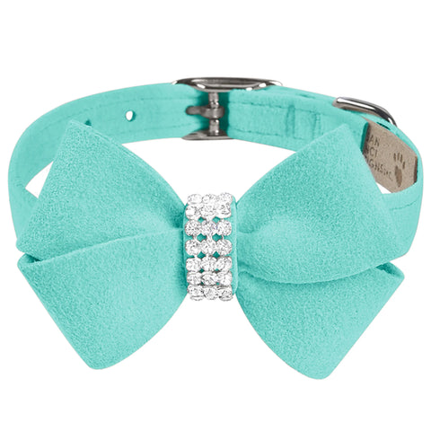 NOUVEAU BOW COLLAR TIFFI BLUE