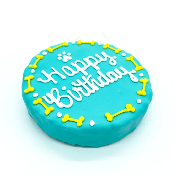 TURQUOISE BONES Birthday Cake