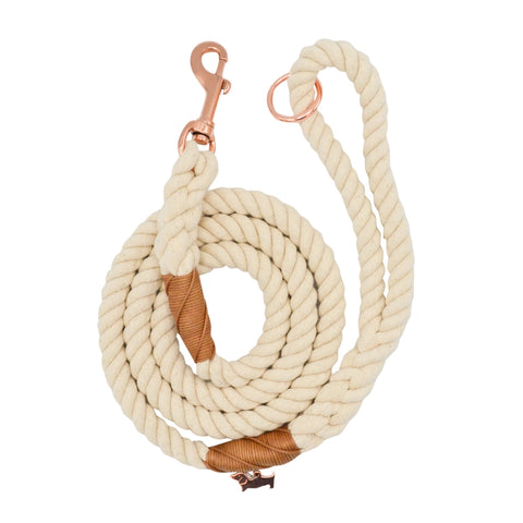 Natural Cotton Rope Dog Leash