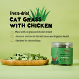 Cat Grass w/ Chicken