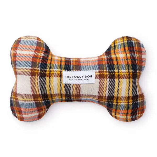 CORNUCOPIA PLAID DOG BONE