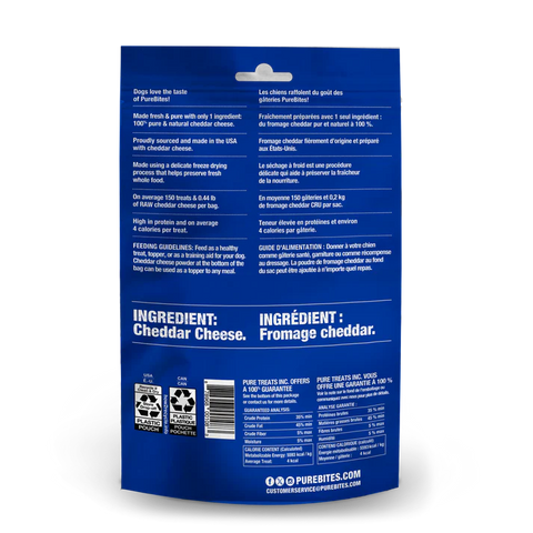 Freeze Dried Cheddar Cheese treats