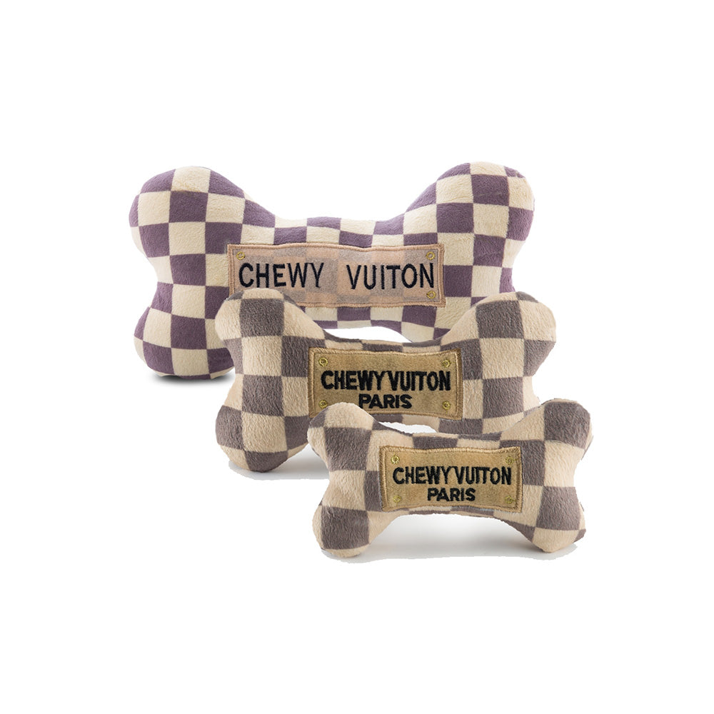 Large - White Chewy Vuiton Bone Toy