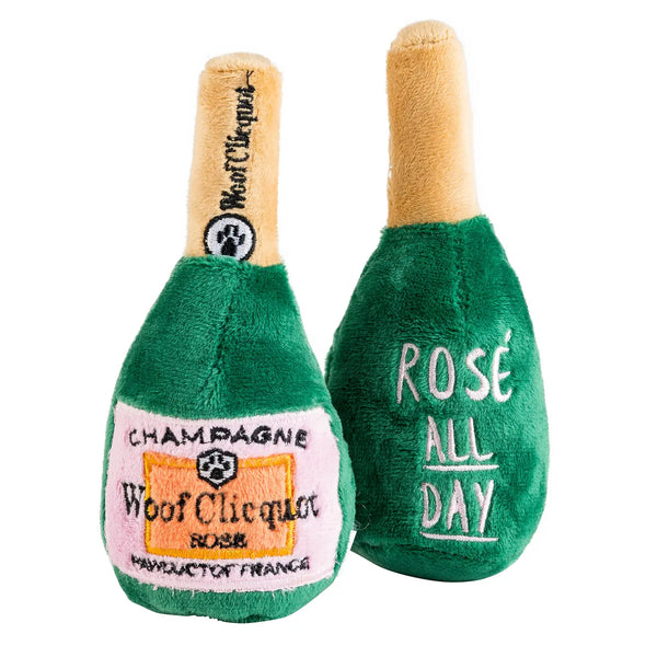 WOOF CLICQUOT CHAMPAGNE DOG TOY