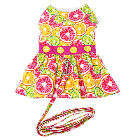 Citrus Slice Dress with Leash