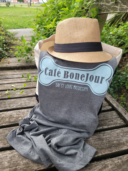 Cafe BoneJour T Shirt -Grey