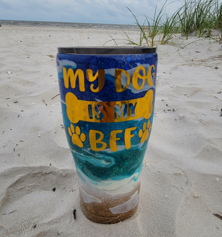 Dog Lovers Beach Tumblers