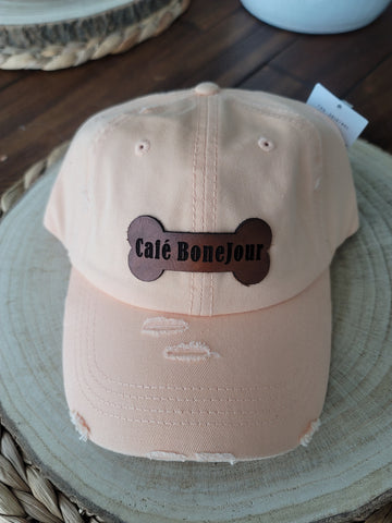 Cafe BoneJour Hat- Peach