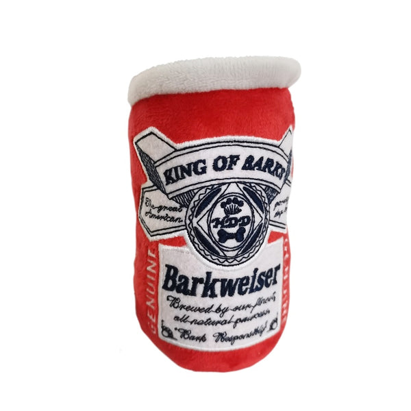 Barkweiser Beer Dog Toy- Can