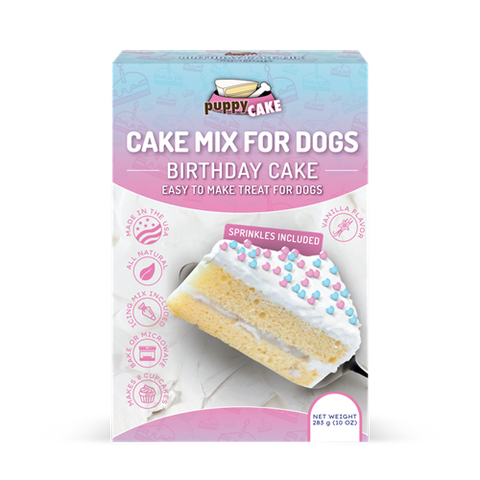 Puppy Cakes Cake Mix -Birthday