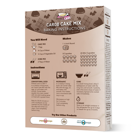 Puppy Cakes Cake Mix -Chocolate