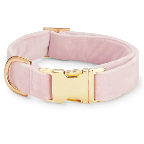 BLUSH PINK VELVET COLLAR