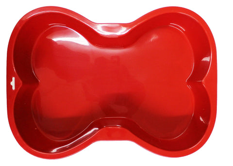 Bone Shaped Cake Pan- RED