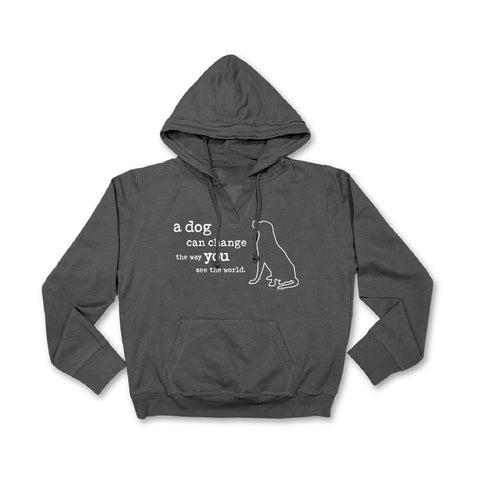 DOG CAN CHANGE WORLD HOODIE