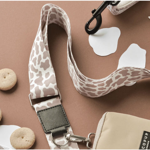 WALKING BAG STRAP-NUDE COW