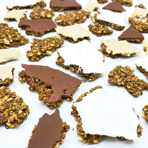 FROSTY CHEWY OAT CAKE BRITTLE