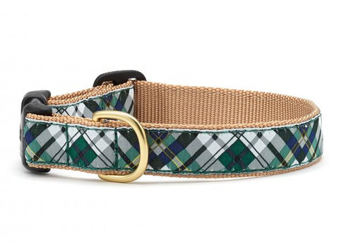 GORDON PLAID DOG COLLAR