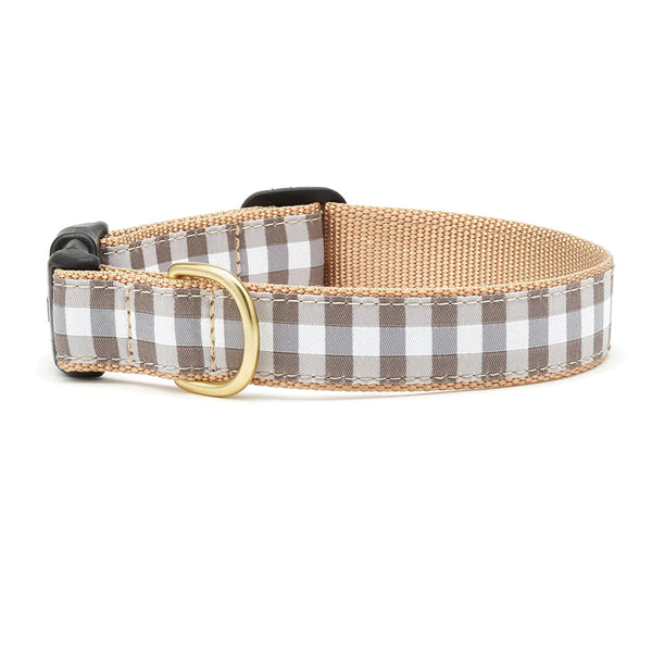 GRAY BUFFALO CHECK COLLAR