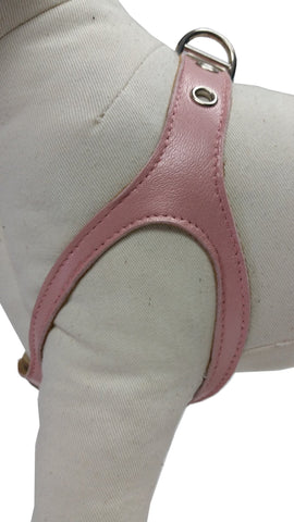 Pink Pearl Leather Harness