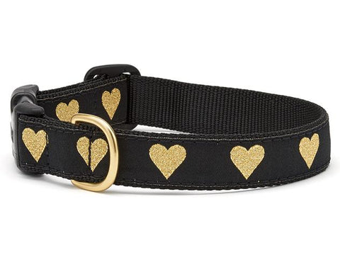 HEART OF GOLD DOG COLLAR