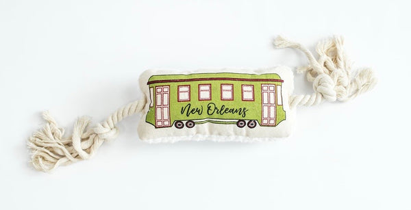 New Orleans Streetcar Pet Toy