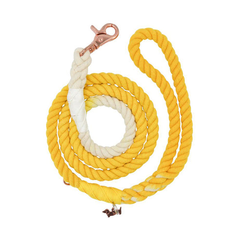 Lemondrop Cotton Rope Dog Leash