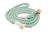 Mint to Be Cotton Rope Dog Leash