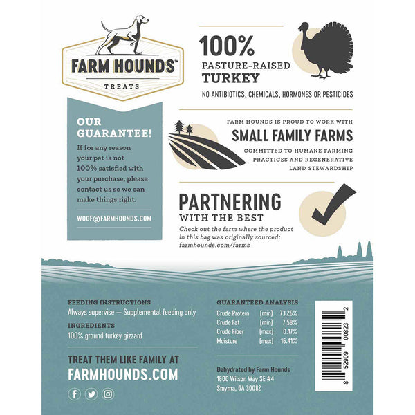 Turkey Gizzards- Farm Hounds