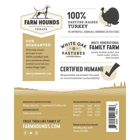 Turkey Jerky- Farm Hounds