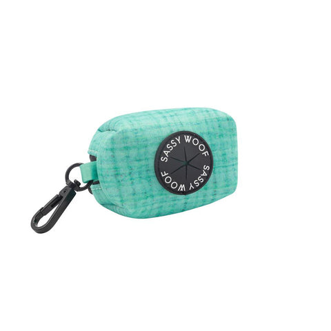 Wag Your Teal Poop Bag Holder