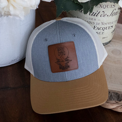 Bay Dog Hat-Khaki/Chambray/Tan