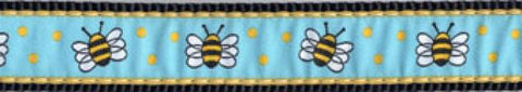 BEES  MARTINGALE DOG COLLAR