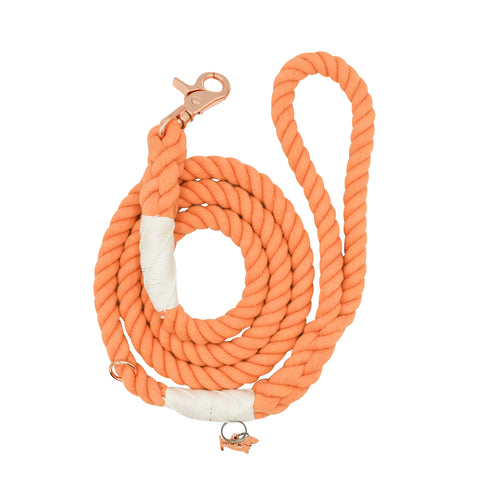 Clementine Cotton Rope Dog Leash