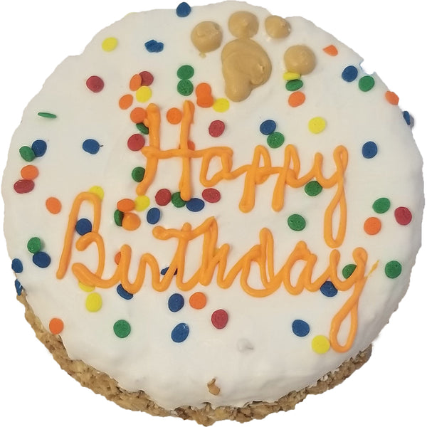 K9 Happy Birthday Granola Cake