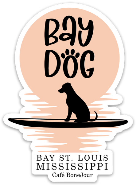 Bay Dog Surf Sticker