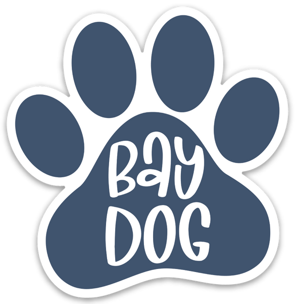 Bay Dog Paw Sticker