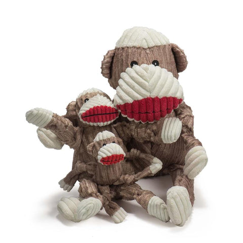 SOCK MONKEY DOG TOY